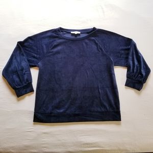 LOFT maternity velvet sweatshirt